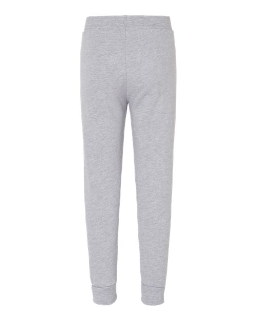 BELLA + CANVAS 3727T Toddler Sponge Fleece Jogger Sweatpants - Athletic Heather - back