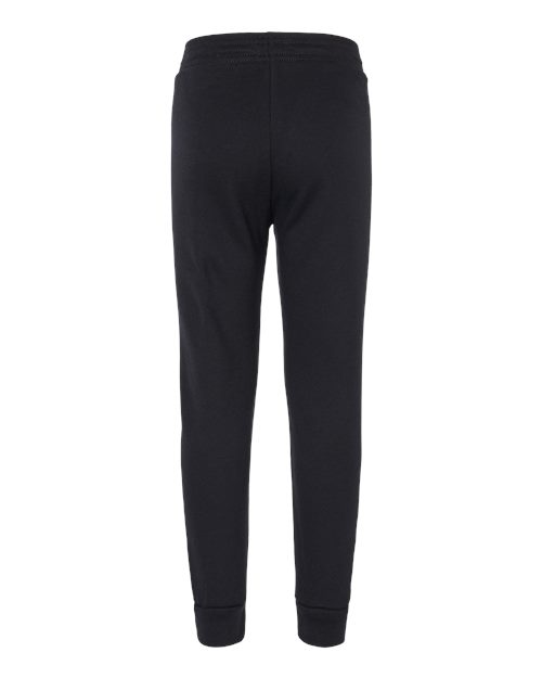 BELLA + CANVAS 3727T Toddler Sponge Fleece Jogger Sweatpants - Black - back