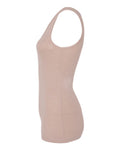 BELLA + CANVAS 1081 Women's Micro Rib Tank - Heather Pink Gravel - side