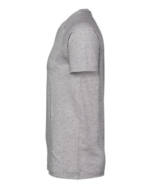 BELLA + CANVAS 3201 Men's Heather CVC Raglan Tee - Athletic Heather - side