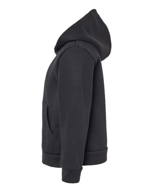 BELLA + CANVAS 3739T Toddler Sponge Fleece Full-Zip Hoodie Sweatshirt - Black - side