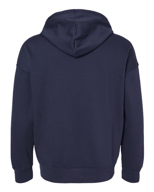 BELLA + CANVAS 3759 Unisex Sponge Fleece DTM Full-Zip Hoodie Sweatshirt - Navy - back