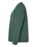 BELLA + CANVAS 3901T Toddler Sponge Fleece Raglan Crewneck Sweatshirt - Heather Forest - side