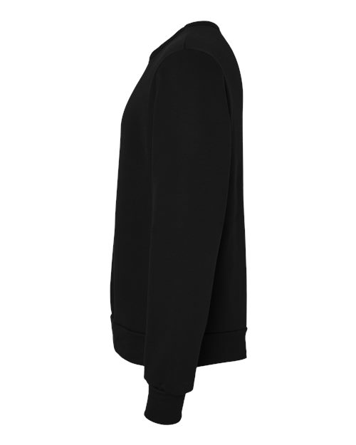 BELLA + CANVAS 3911 Unisex Sponge Fleece Classic Crewneck Sweatshirt - Black - side