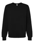 BELLA + CANVAS 3911 Unisex Sponge Fleece Classic Crewneck Sweatshirt - Black - front