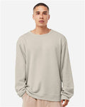 BELLA + CANVAS 3911 Unisex Sponge Fleece Classic Crewneck Sweatshirt - Heather Dust - model front