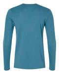 BELLA + CANVAS 6500 Women’s Jersey Long Sleeve Tee - Heather Deep Teal - back