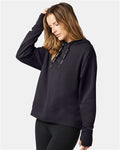 Champion CHP100 Women's Sport Hooded Sweatshirt - Black - model side