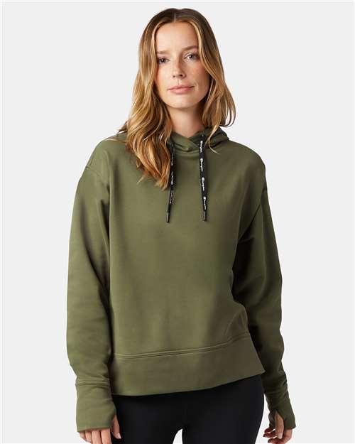 Champion CHP100 Women's Sport Hooded Sweatshirt - Fresh Olive - model front