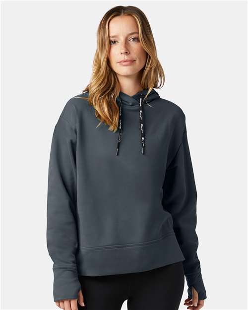 Champion CHP100 Women's Sport Hooded Sweatshirt - Stealth - model front