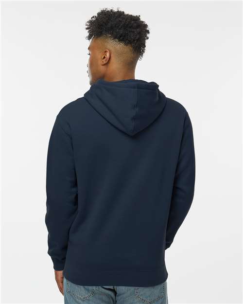 Independent Trading Co. IND4000 Heavyweight Hooded Sweatshirt - Navy - model back