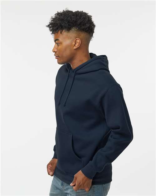 Independent Trading Co. IND4000 Heavyweight Hooded Sweatshirt - Navy - model side
