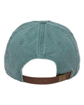 Adams Headwear LP101 Optimum Pigment-Dyed Dad Hat - Aqua - back