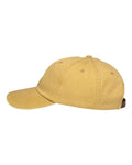 Adams Headwear LP101 Optimum Pigment-Dyed Dad Hat - Mustard - side