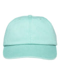 Adams Headwear LP101 Optimum Pigment-Dyed Dad Hat - Seafoam - front