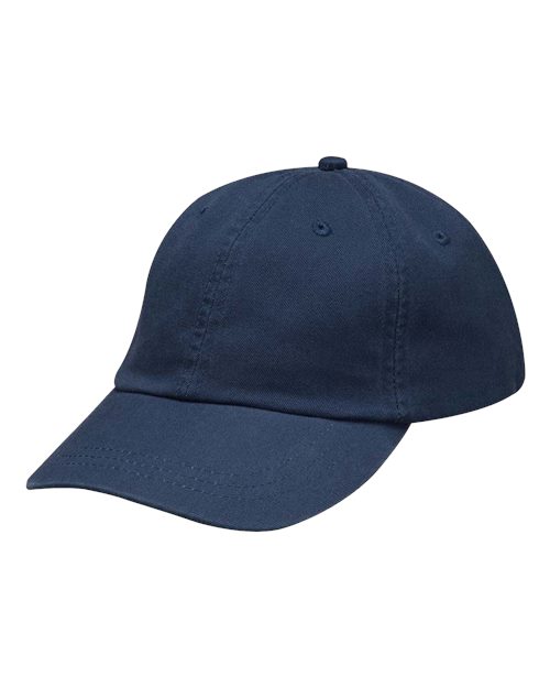 Adams Headwear LP104 Optimum II True Color Dad Hat - Navy - front