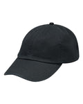 Adams Headwear LP104 Optimum II True Color Dad Hat - Black - front