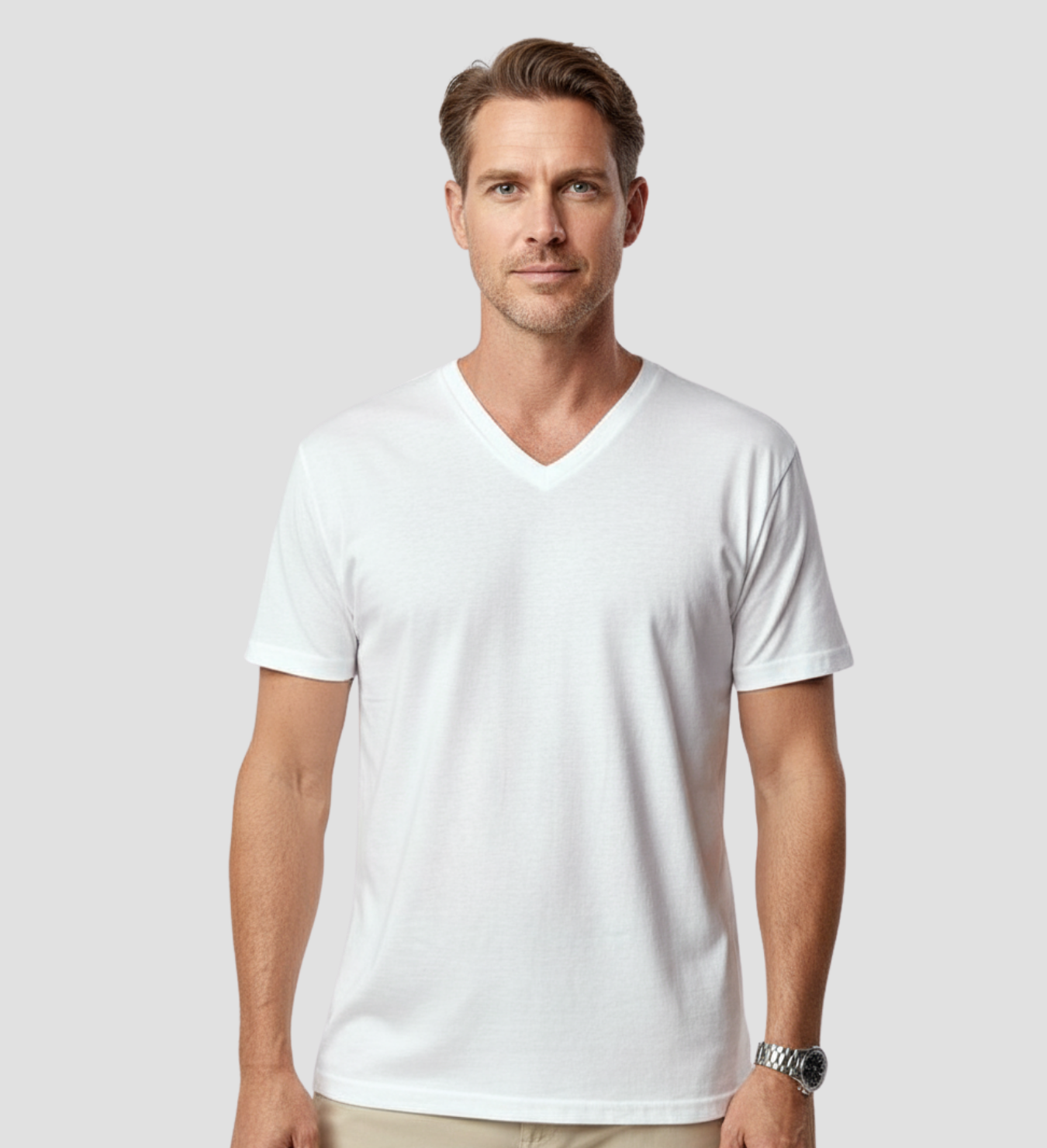Men's V-Neck T-Shirt 4-Pack, additional view