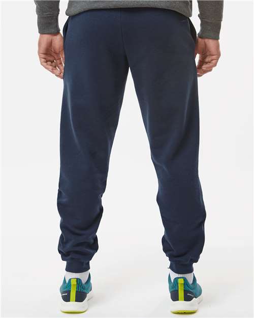 Badger 1215 Men's Sport Athletic Fleece Joggers - Navy - model back