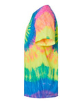 Colortone 1000Y Youth Multi-Color Tie-Dyed T-Shirt - Neon Rainbow - side