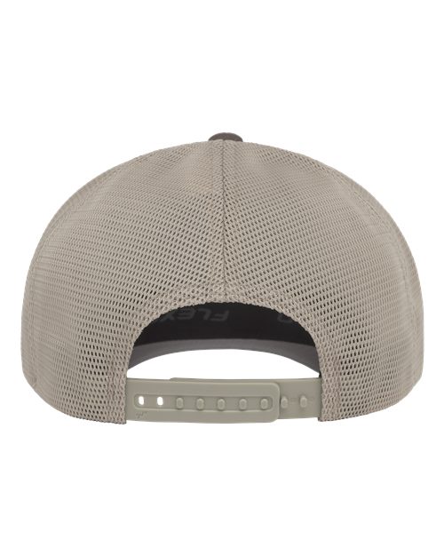 Flexfit 110M 110 Mesh-Back Cap - Brown/ Khaki - back