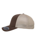 Flexfit 110M 110 Mesh-Back Cap - Brown/ Khaki - side