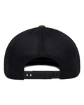 Flexfit 110M 110 Mesh-Back Cap - Coyote Brown/ Black - back