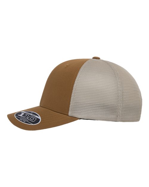 Flexfit 110M 110 Mesh-Back Cap - Caramel/ Khaki - side