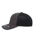 Flexfit 110M 110 Mesh-Back Cap - Charcoal/ Black - side