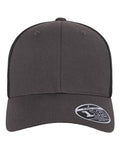Flexfit 110M 110 Mesh-Back Cap - Charcoal/ Black - front