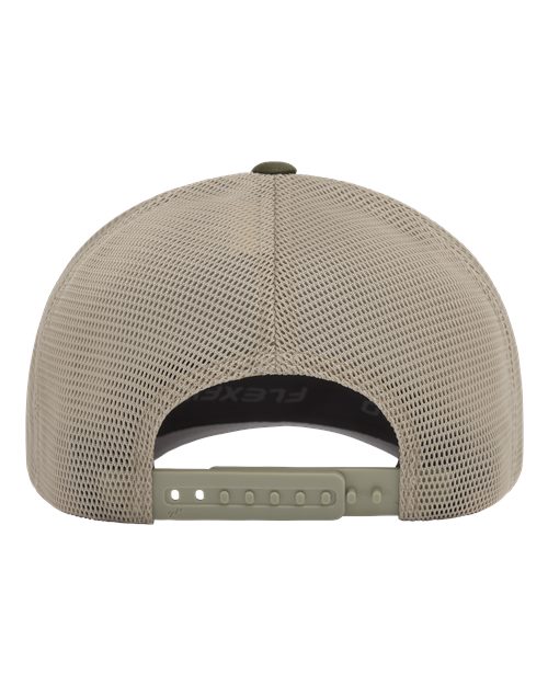 Flexfit 110M 110 Mesh-Back Cap - Olive/ Khaki - back