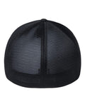 Flexfit 5511UP Unipanel Trucker Cap - Black - back