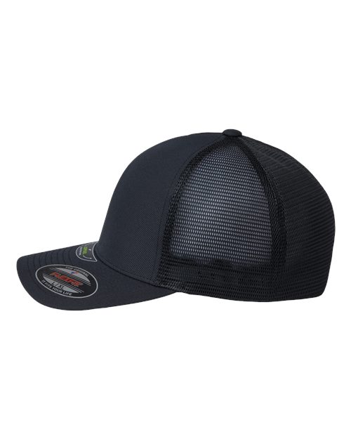 Flexfit 5511UP Unipanel Trucker Cap - Black - side