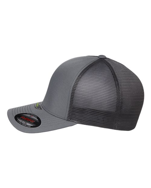 Flexfit 5511UP Unipanel Trucker Cap - Charcoal - side