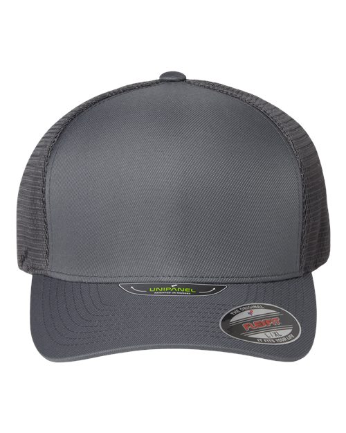Flexfit 5511UP Unipanel Trucker Cap - Charcoal - front