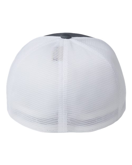 Flexfit 5511UP Unipanel Trucker Cap - Charcoal/ White - back