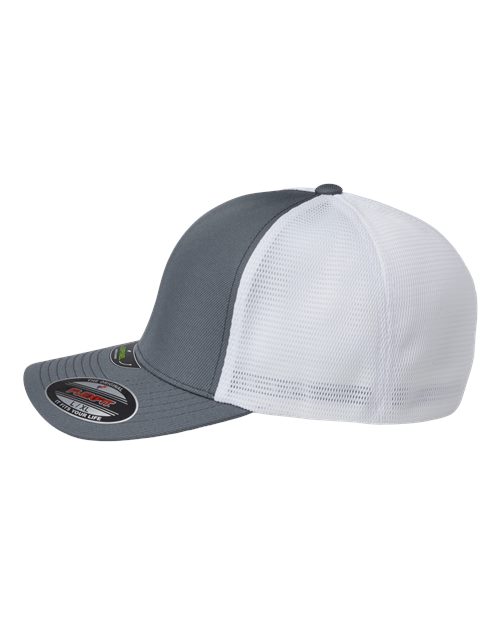 Flexfit 5511UP Unipanel Trucker Cap - Charcoal/ White - side
