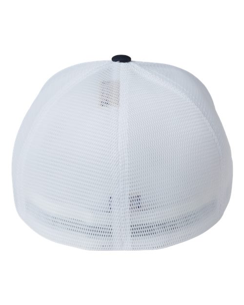 Flexfit 5511UP Unipanel Trucker Cap - True Navy/ White - back