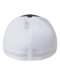 Flexfit 5511UP Unipanel Trucker Cap - Melange Dark Grey/ White - back