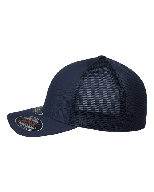 Flexfit 5511UP Unipanel Trucker Cap - True Navy - side