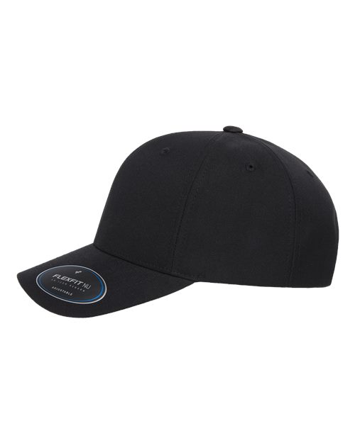 Flexfit 6110NU NU Adjustable Cap - Black - side
