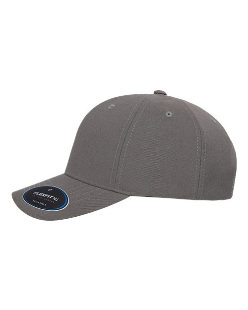 Flexfit 6110NU NU Adjustable Cap - Grey - side
