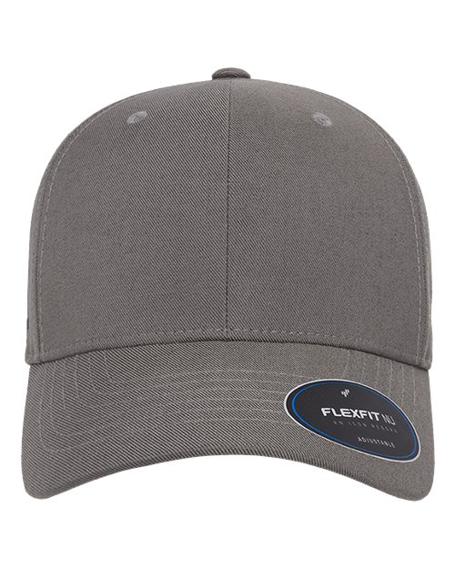 Flexfit 6110NU NU Adjustable Cap - Grey - front