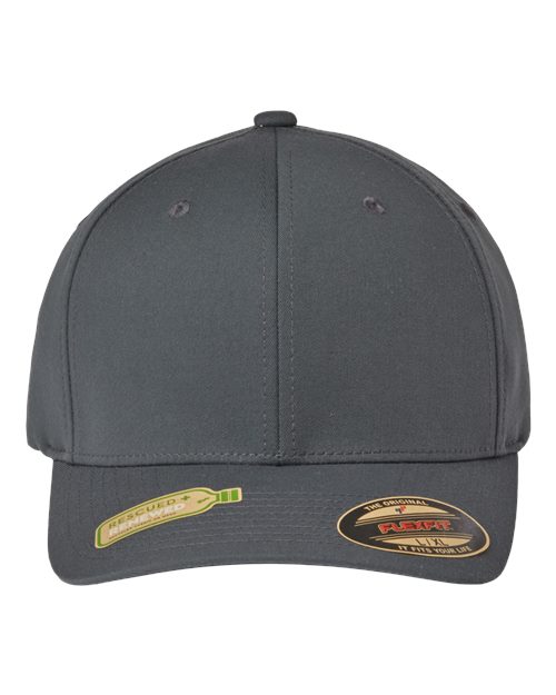 Flexfit 6277R Sustainable Polyester Cap - Light Charcoal - front