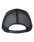Yupoong 6606R Sustainable Retro Trucker Cap - Black - back