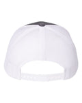 Yupoong 6606R Sustainable Retro Trucker Cap - Charcoal/ White - back