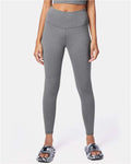 Champion CHP120 Women's Sport Soft Touch Leggings - Ebony Heather - model front