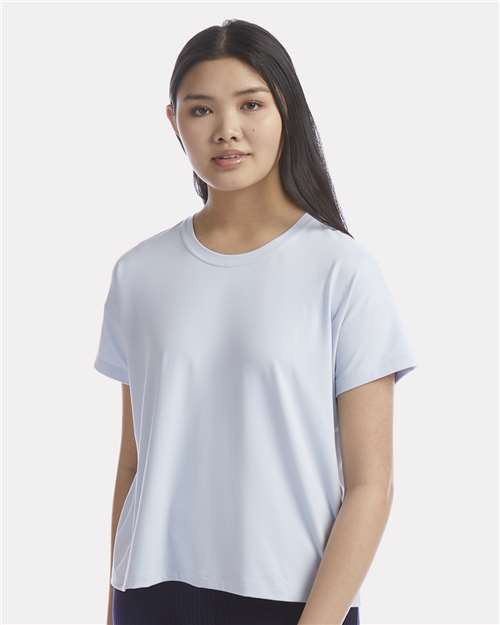Champion CHP130 Women's Sport Soft Touch T-Shirt - Collage Blue - model front