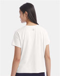 Champion CHP130 Women's Sport Soft Touch T-Shirt - White - model back