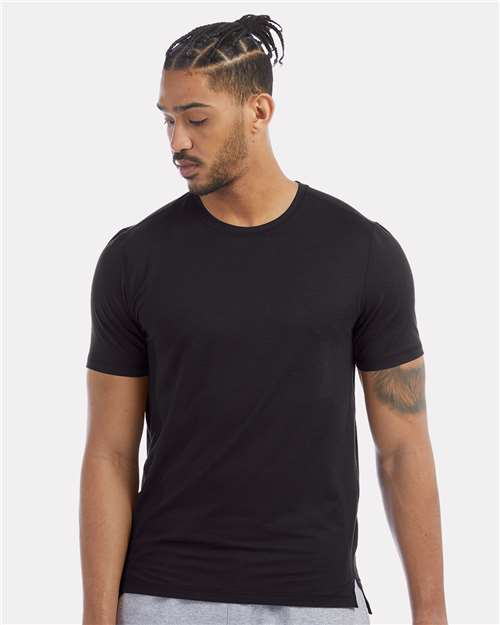 Champion CHP160 Unisex Sport T-Shirt - Black - model front